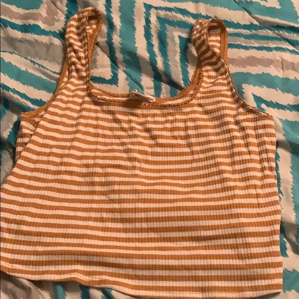Striped crop top
